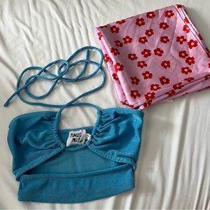Princess Polly Tie Top & Head Scarf